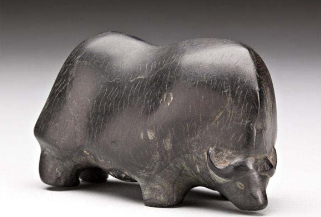 Barnabus Arnasungaaq (1924-2017) - Black stone