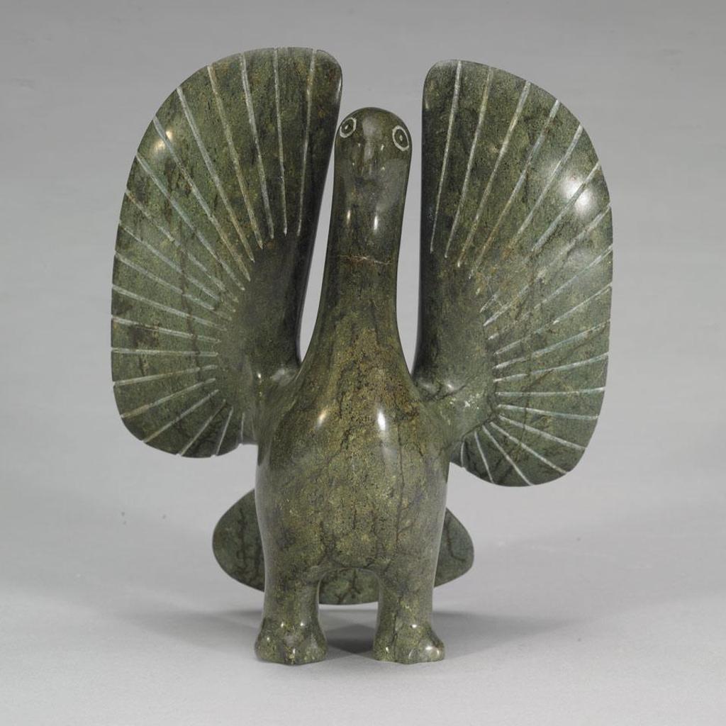 Abraham Etungat (1911-1999) - Bird With Upswept Wings