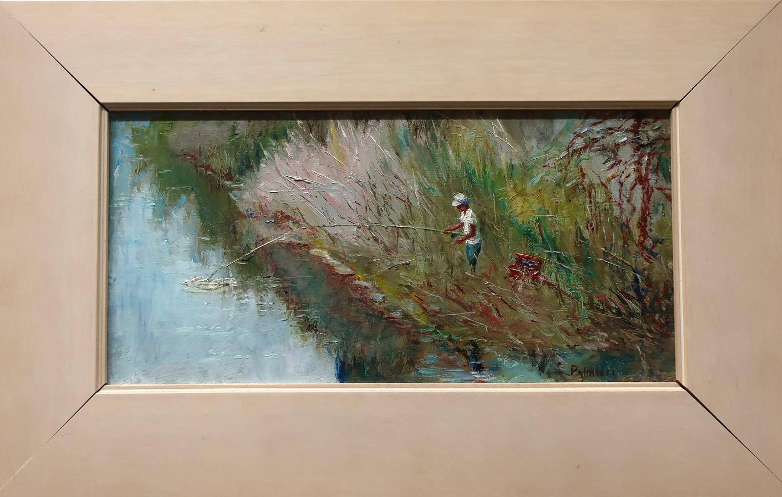 Frank Palamieri (1918-2017) - Young Boy Fishing