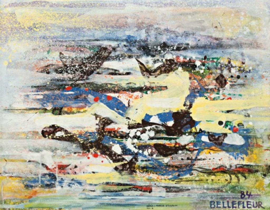 Léon Bellefleur (1910-2007) - Feuille DIllusion #8