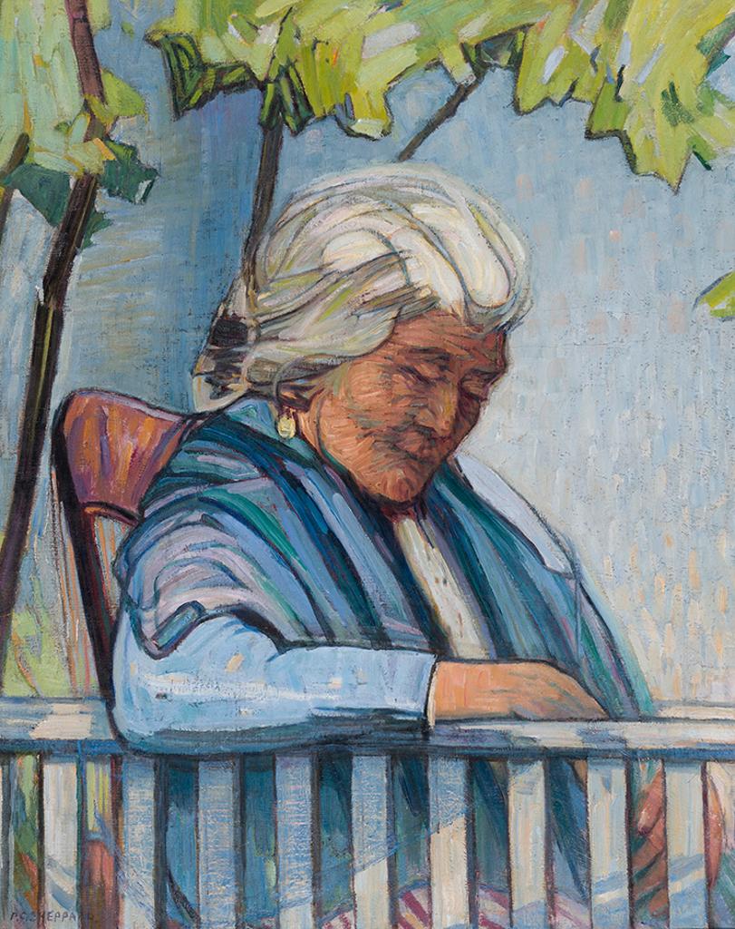 Peter Clapham (P.C.) Sheppard (1882-1965) - Napping on the Porch