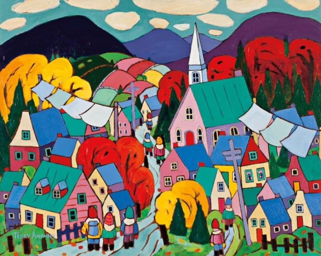 Terry Ananny (1956) - The Walk to School