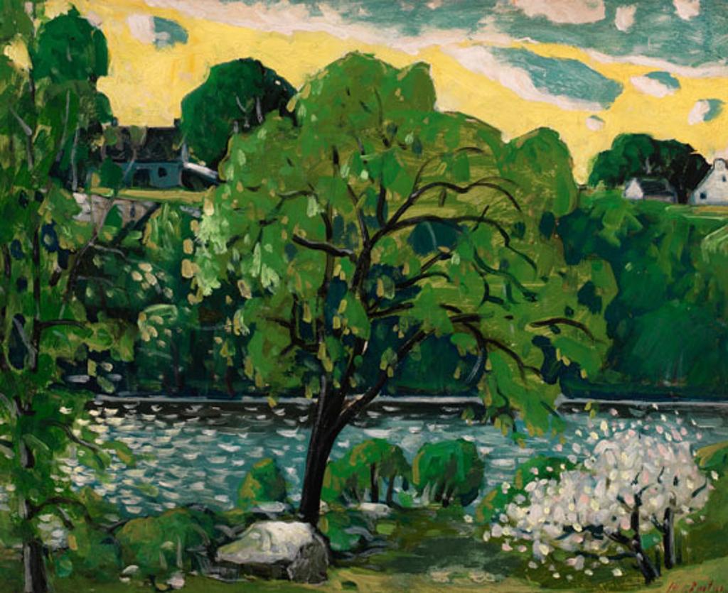 Marc-Aurèle Fortin (1888-1970) - Crépuscule à St-Vincent