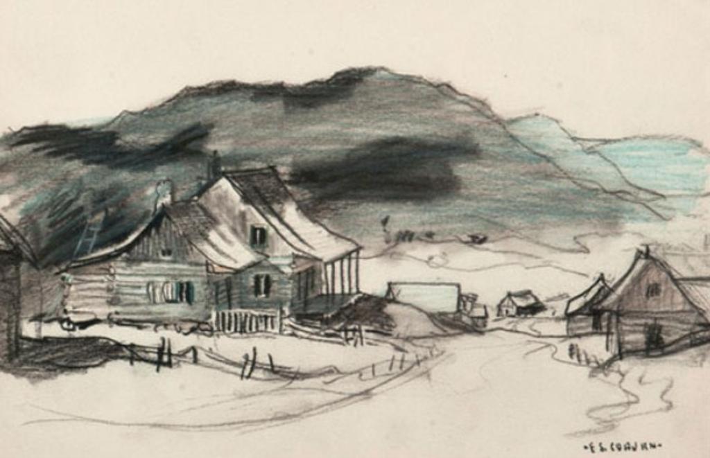 Frederick Simpson Coburn (1871-1960) - Village in the Eastern Townships