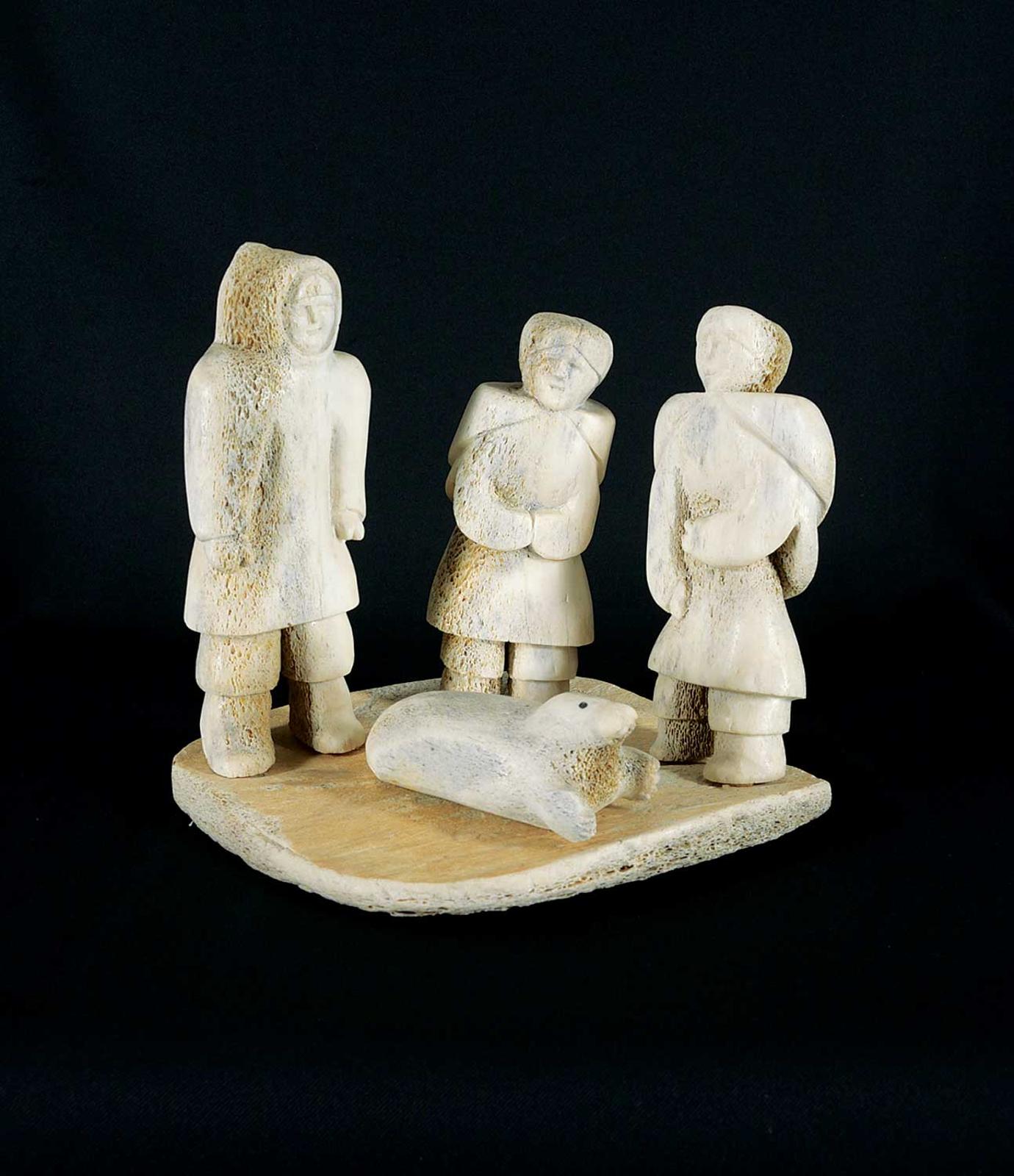 Kuniliusee - Two Women, Man and Seal