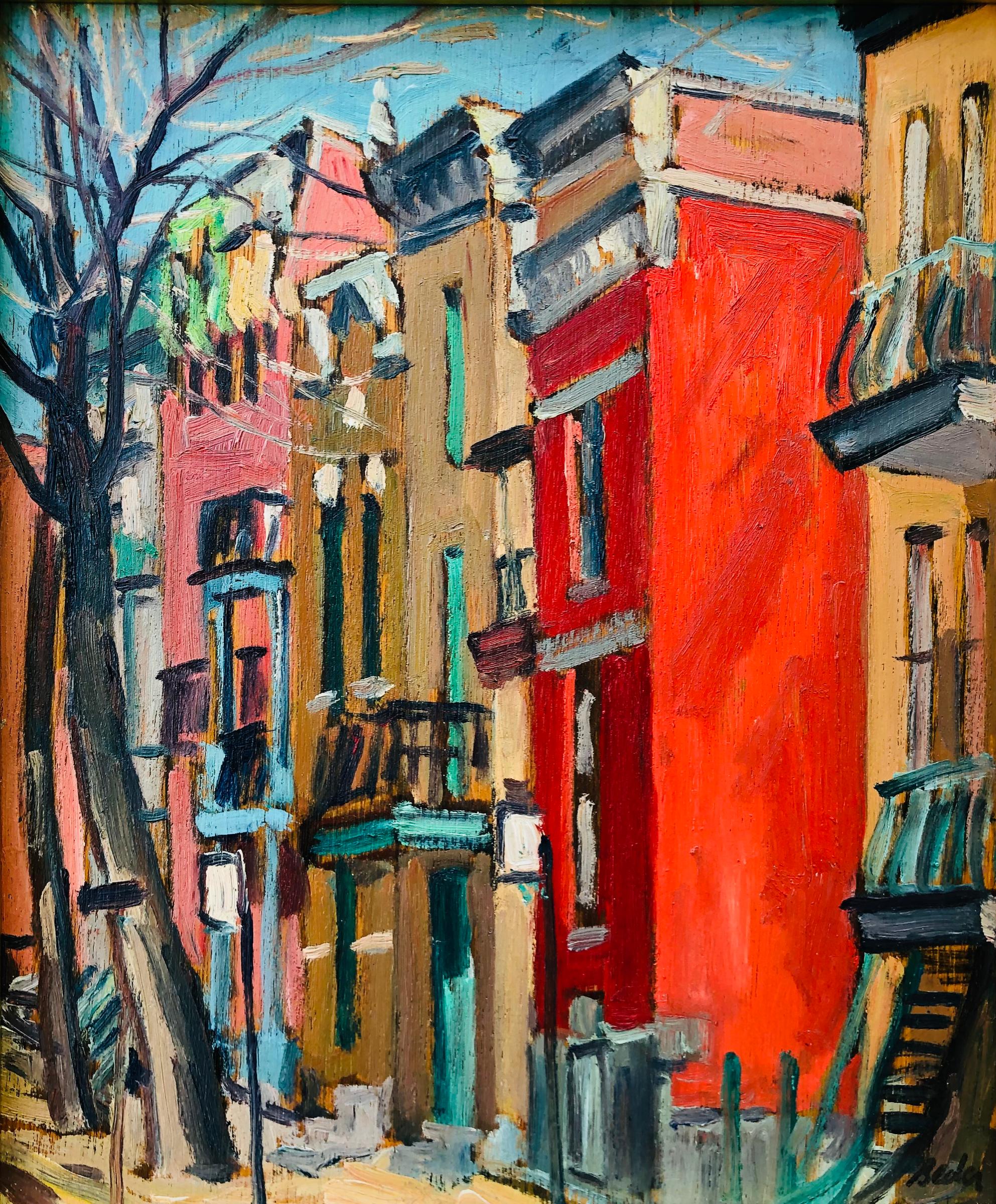 Jack Beder (1910-1987) - Late March, Laval Ave, 1976
