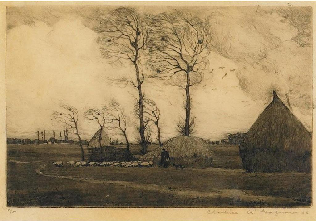 Clarence Alphonse Gagnon (1881-1942) - En Novembre