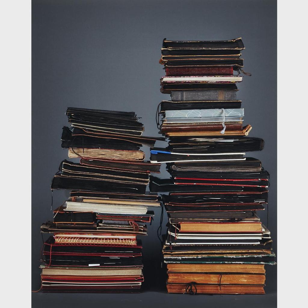 Max Dean - Two Stacks Of Photo Albums, 2012