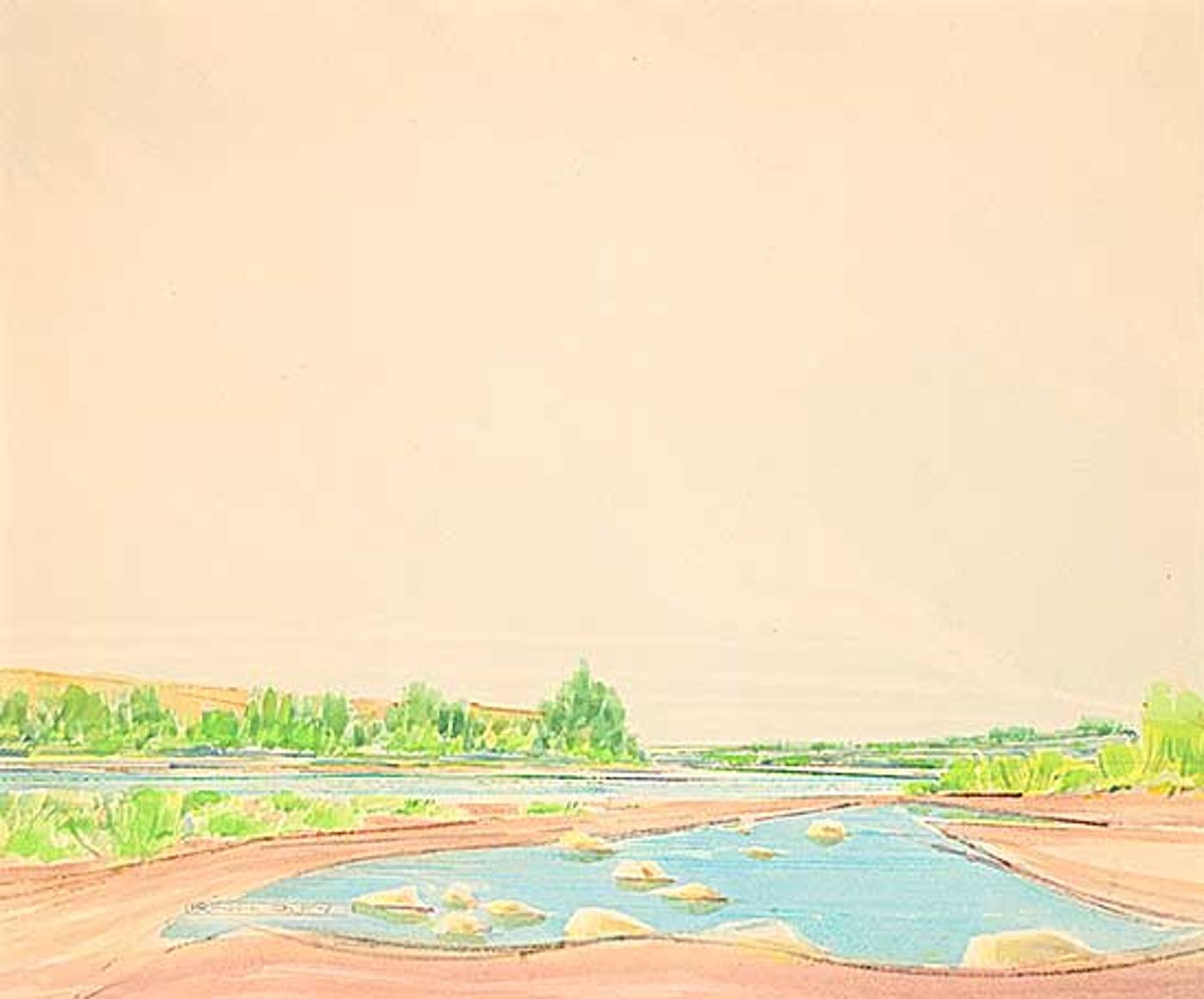 Robert Newton Hurley (1894-1980) - Untitled - Road to the Lake