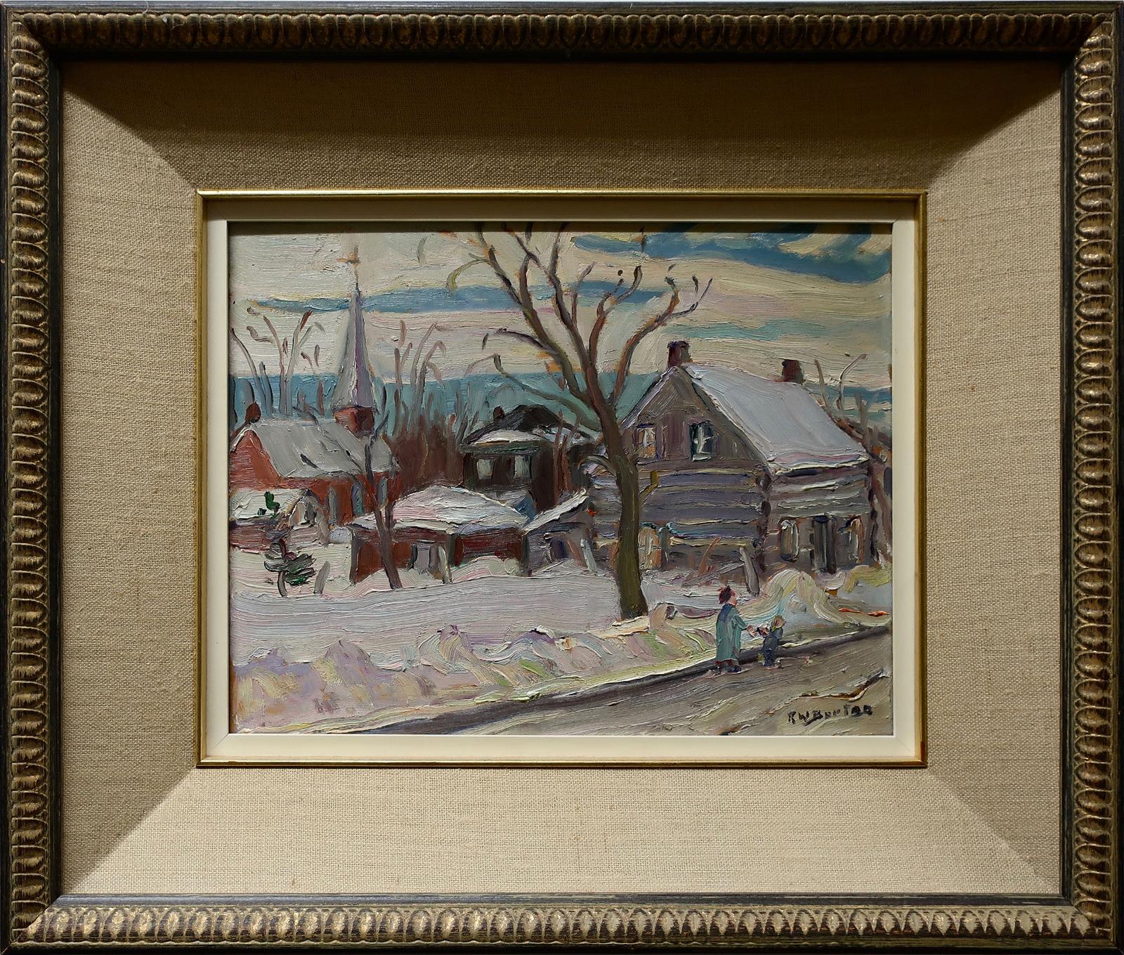Ralph Wallace Burton (1905-1983) - Oldest Log House In Richmond, Ont.