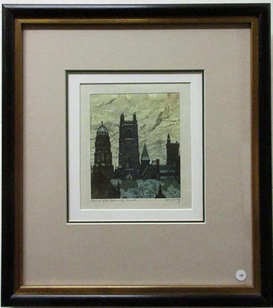 Nicholas Hornyansky (1896-1965) - Towers Of The University, Toronto