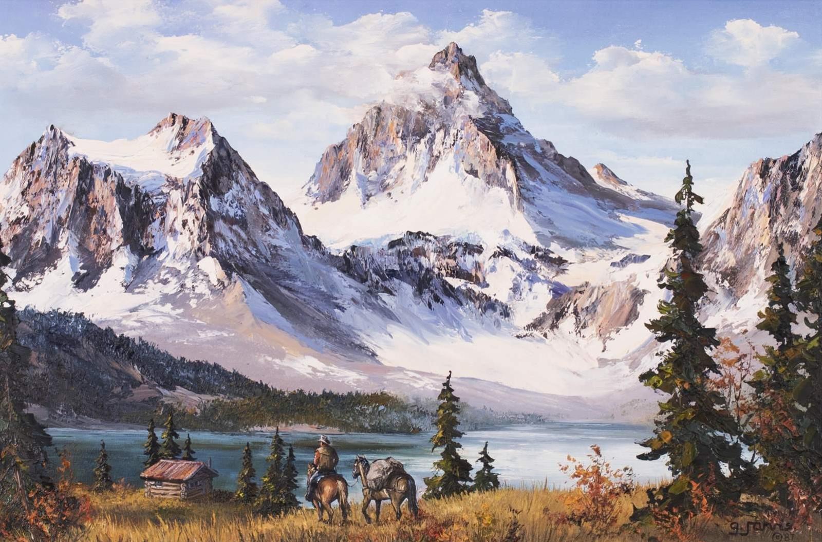 Georgia Jarvis (1944-1990) - Mt. Assiniboine; 1987