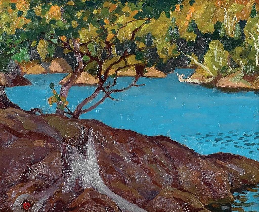 Edwin Headley Holgate (1892-1977) - LAURENTIAN LAKE-AUTUMN