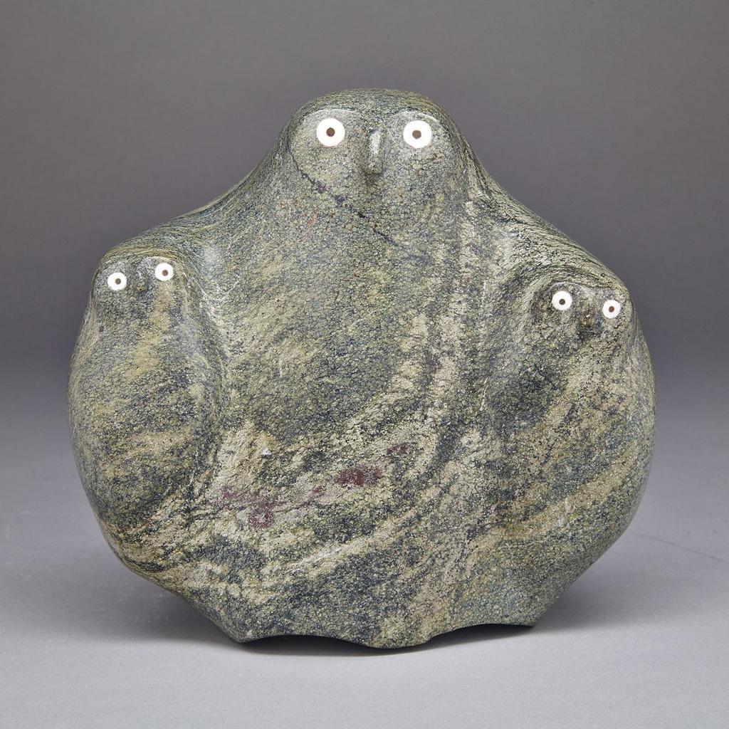 Mark Tungilik (1913-1986) - Owl With Young
