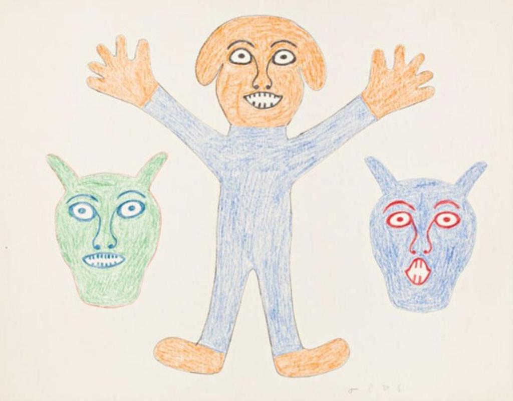 Ningeeuga Oshuitoq (1918-1980) - 20 x 25.75 in