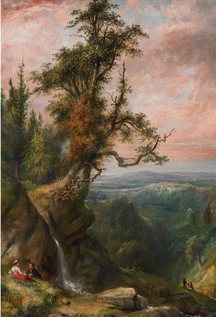 Robert Reginald Whale (1805-1887) - Top Of Webster Falls, Dundas, Ontario