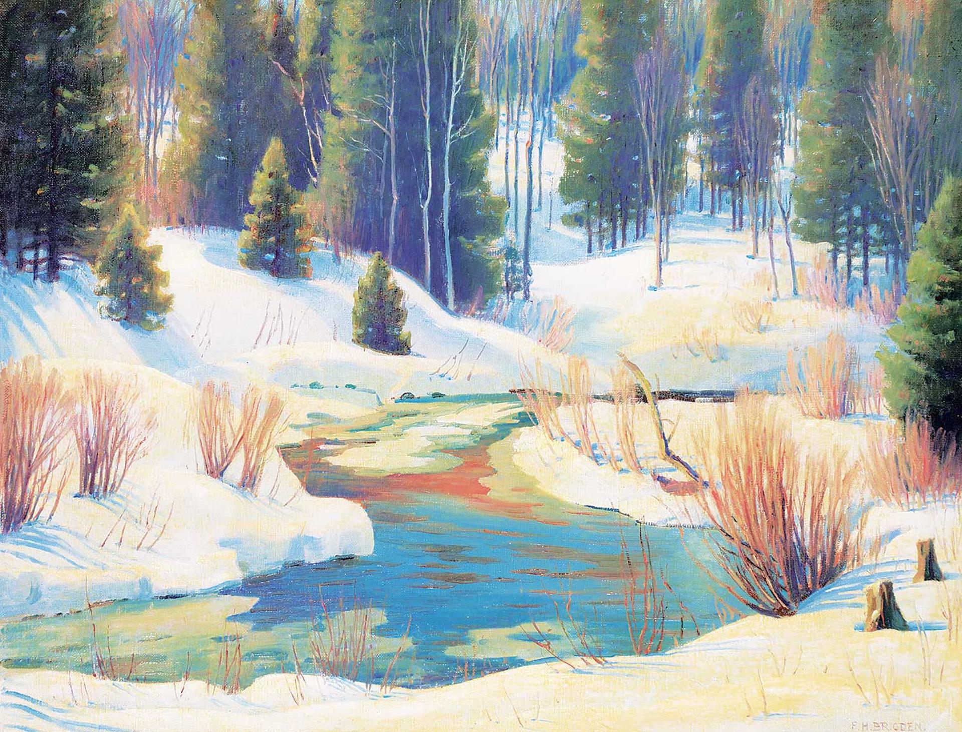 Frederick Henry Brigden (1871-1956) - Untitled - Spring Thaw