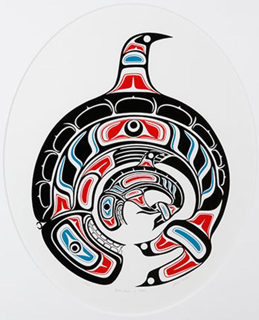 Jody Wilson (1920) - Killer Whale & Calf (04011)