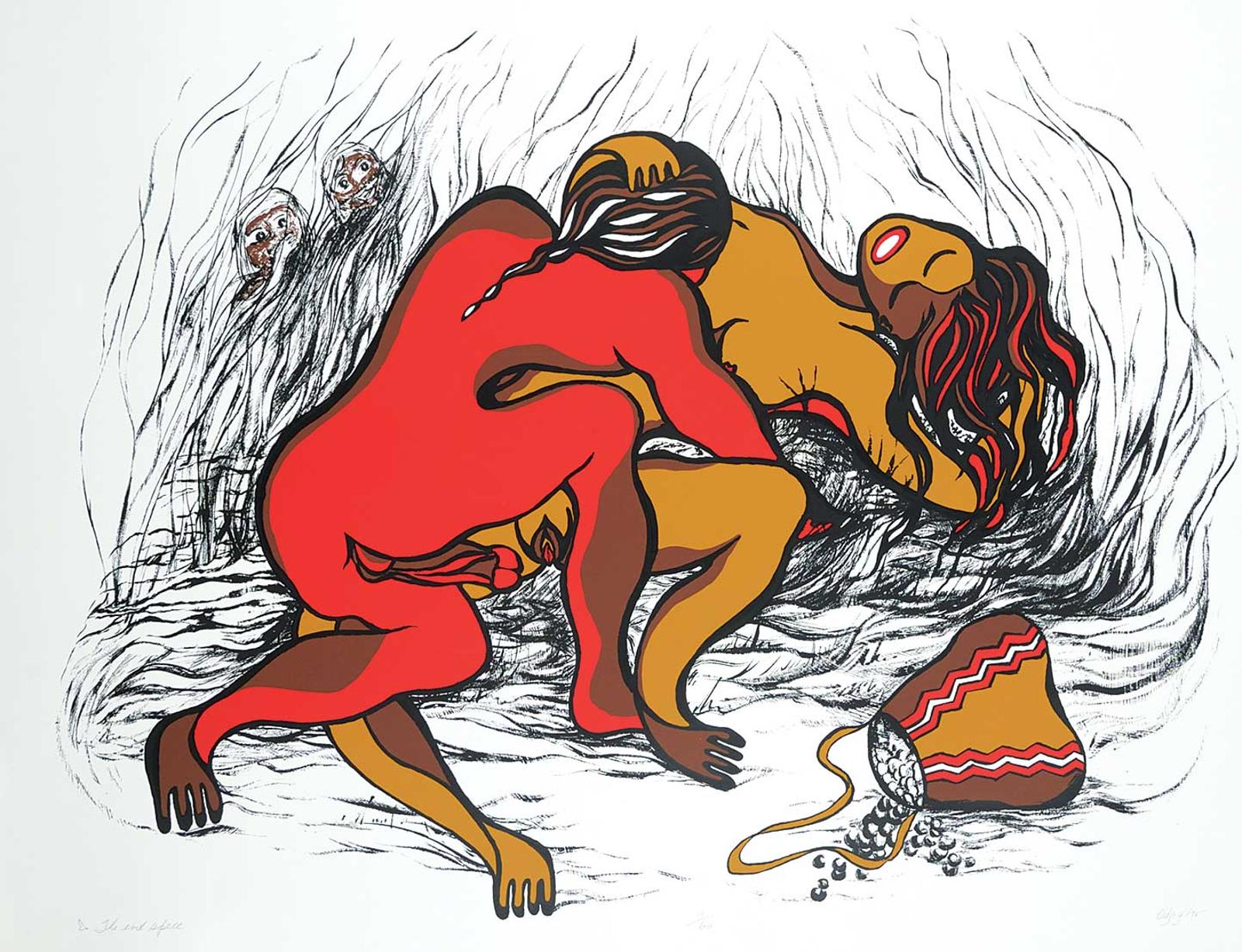 Daphne Odjig (1919-2016) - The Evil Spell #11/60