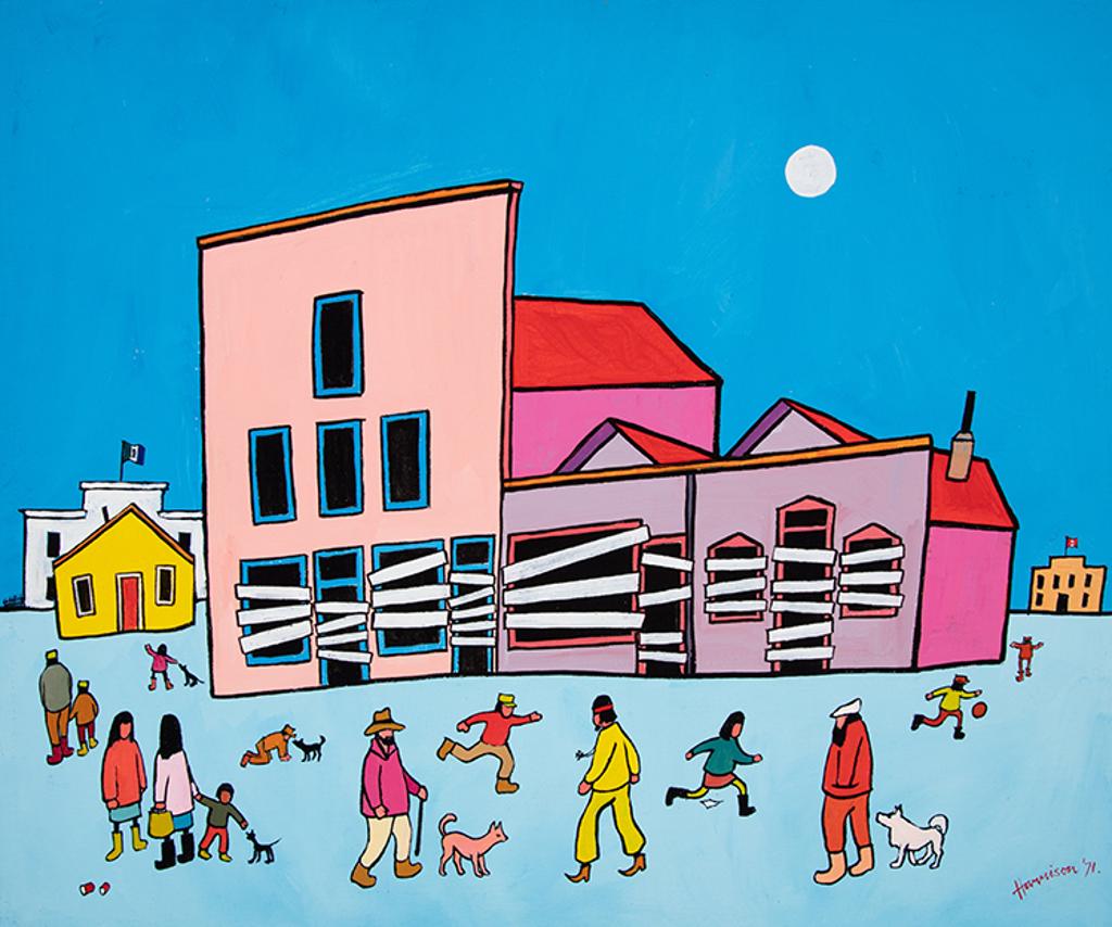 Ted Harrison (1926-2015) - Dawson City Character