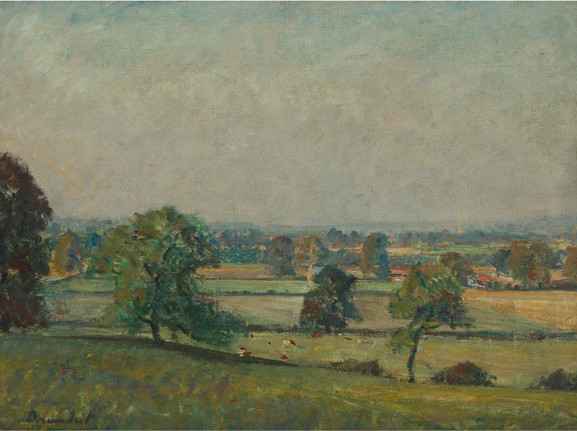 Reginald Grange Brundrit (1883-1960) - The Vale At Masham