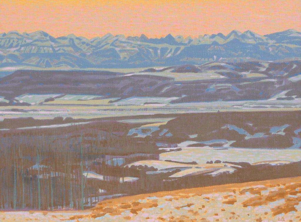 Illingworth Holey (Buck) Kerr (1905-1989) - Foothills Valley Near Millarville; 1979