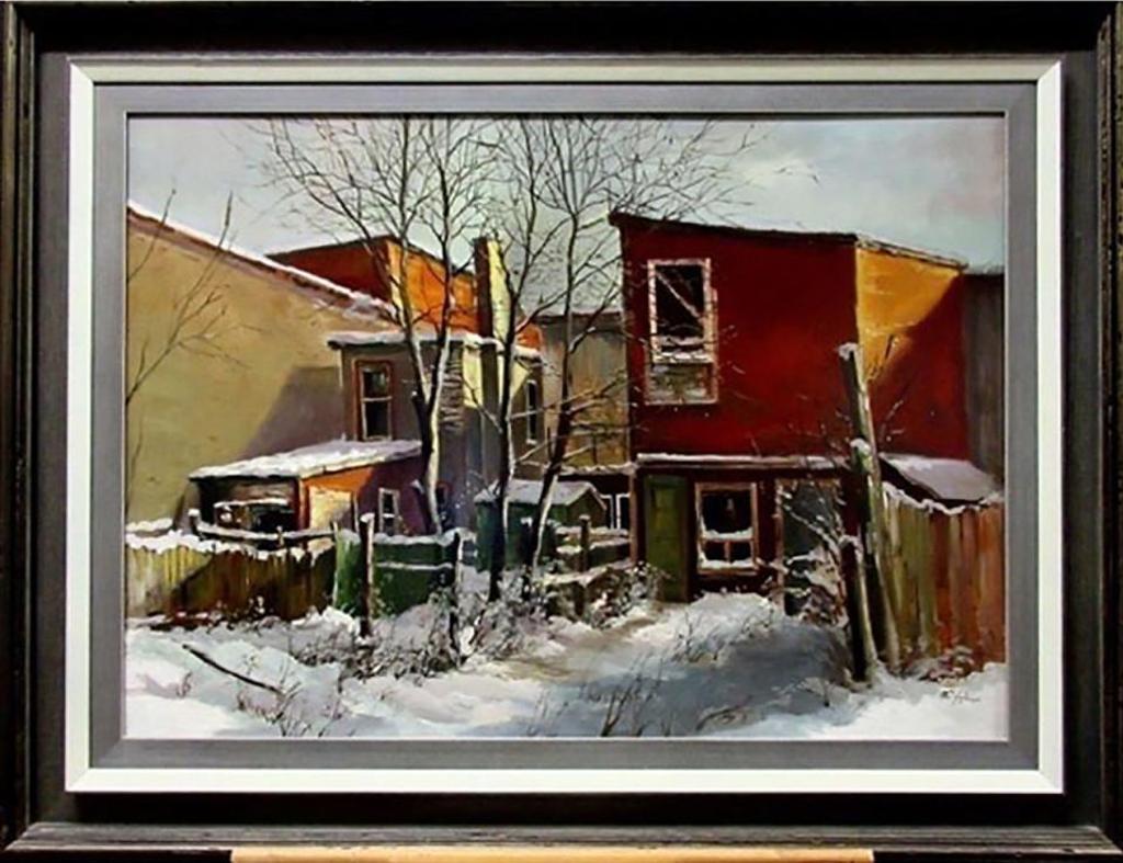 Arto Yuzbasiyan (1948) - Backyards, Queen Street East