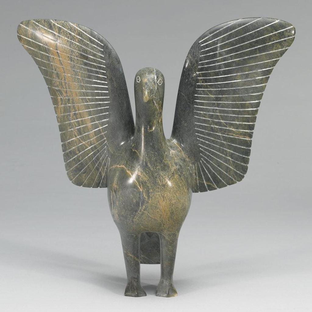 Abraham Etungat (1911-1999) - Bird With Upswept Wings