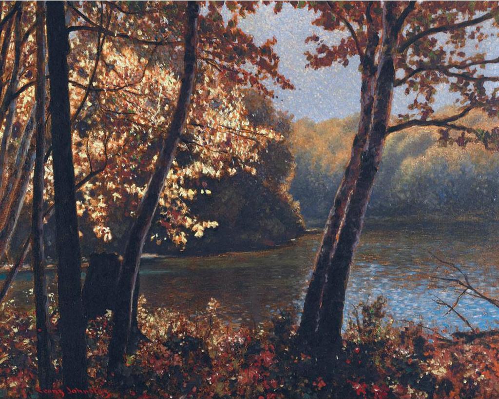 Frank (Franz) Hans Johnston (1888-1949) - October Lagoon Near Parry Sound, Ontario