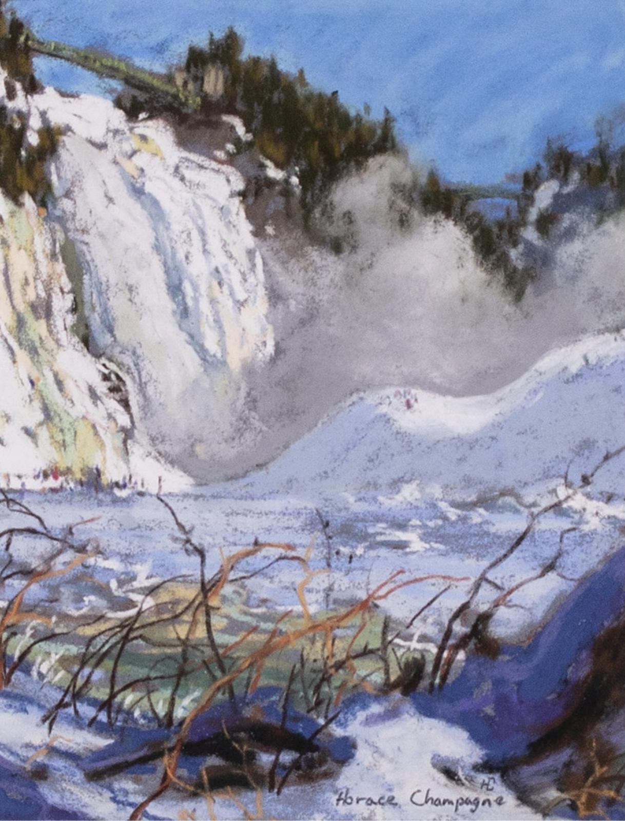 Horace Champagne (1937) - Violet Shadows (Montmorency Falls, Quebec); 2005