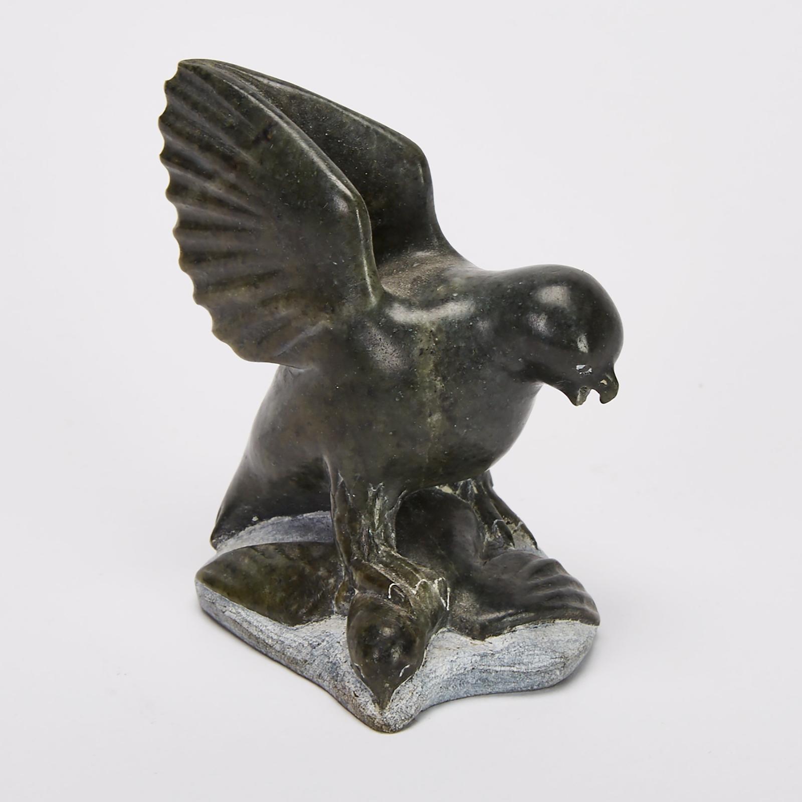 Joanasie Jack Ittukallak (1949) - Bird With Prey