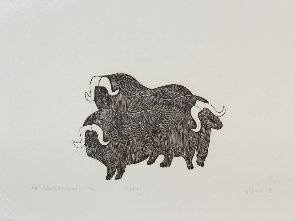 Mona Ohoveluk (1935-1992) - Musk Oxes