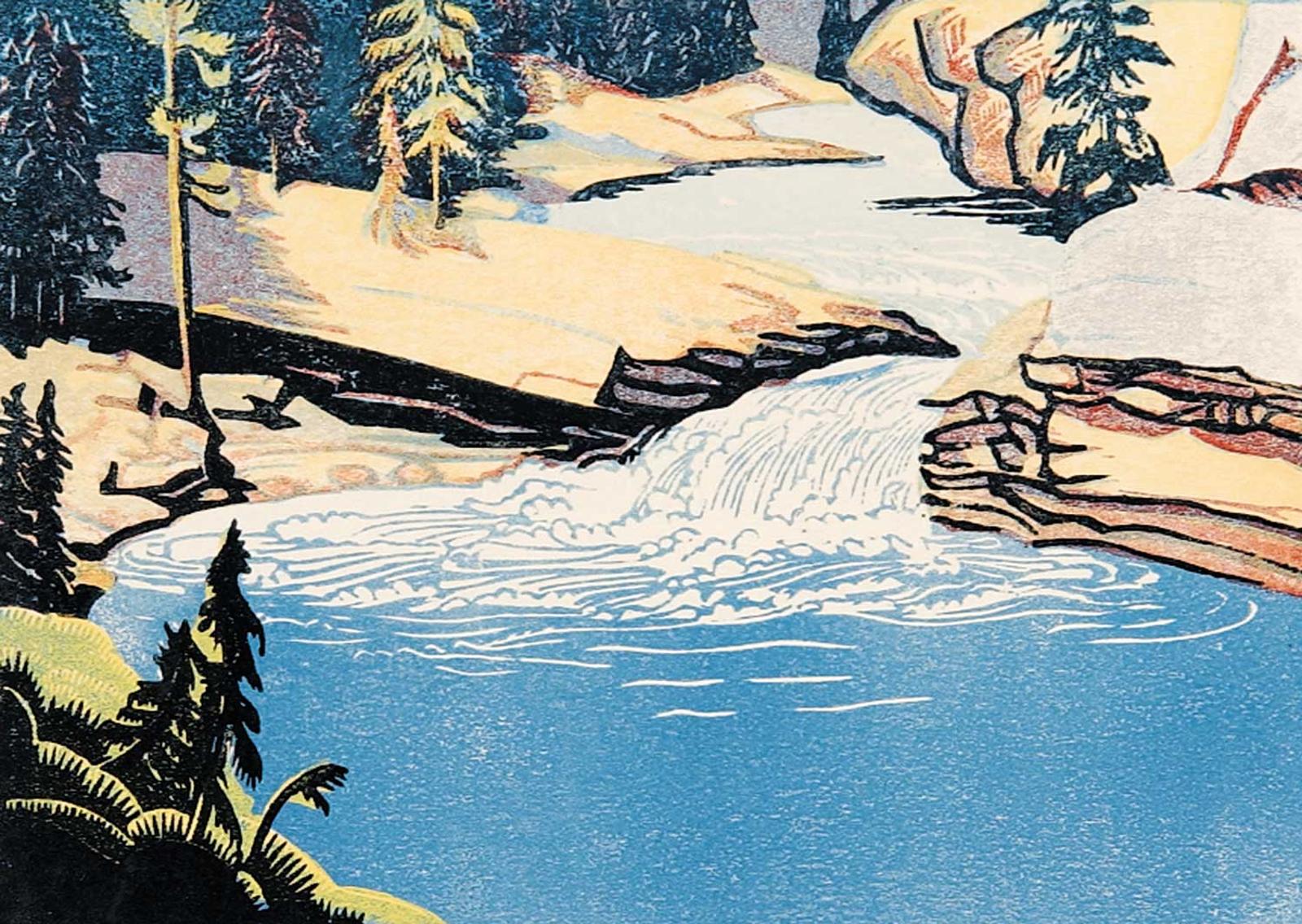Margaret Dorothy Shelton (1915-1984) - Second Falls, Johnson's Canyon #91/200