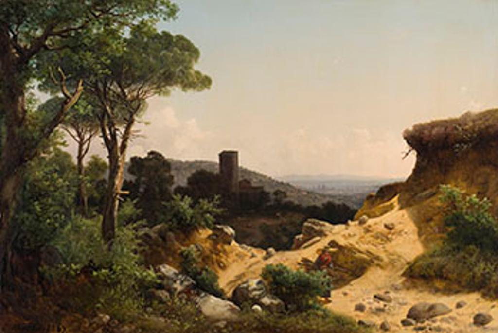 Karoly Marko the Younger (1822-1891) - Montemasso, Near Florence