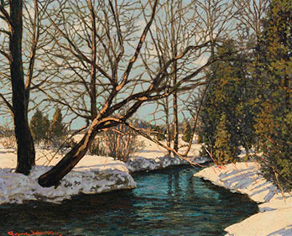 Frank (Franz) Hans Johnston (1888-1949) - Sunshine and Blue Shadows
