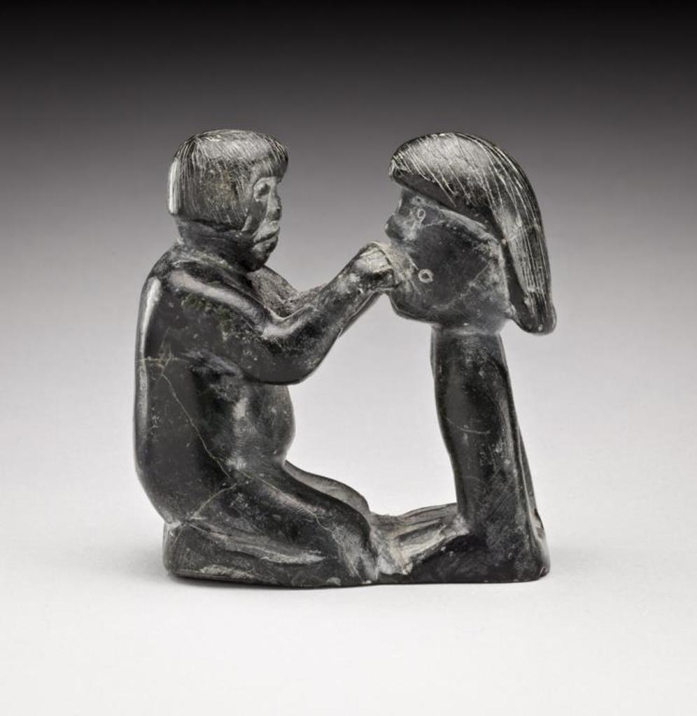 Davidialuk Alasua Amittu (1910-1976) - Puvirnituq, Human Tending to a Spirit, C. 1950s