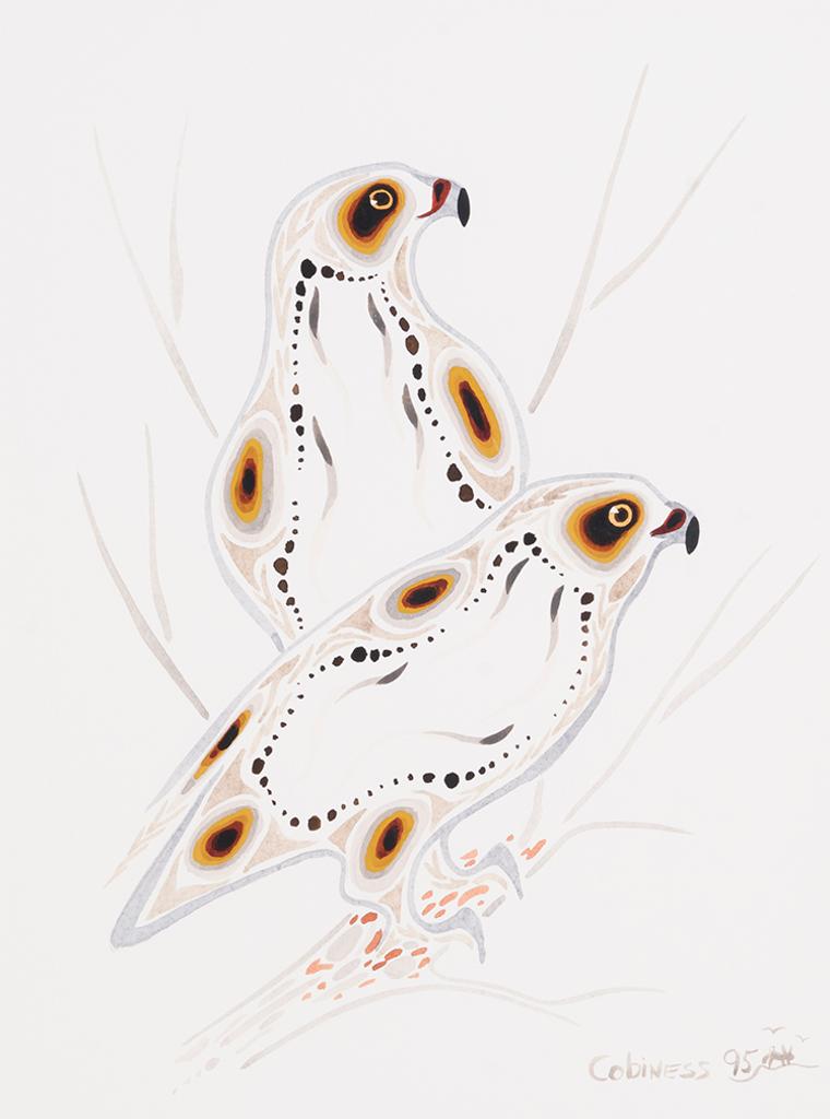 Eddy Cobiness (1933-1996) - Two Hawks