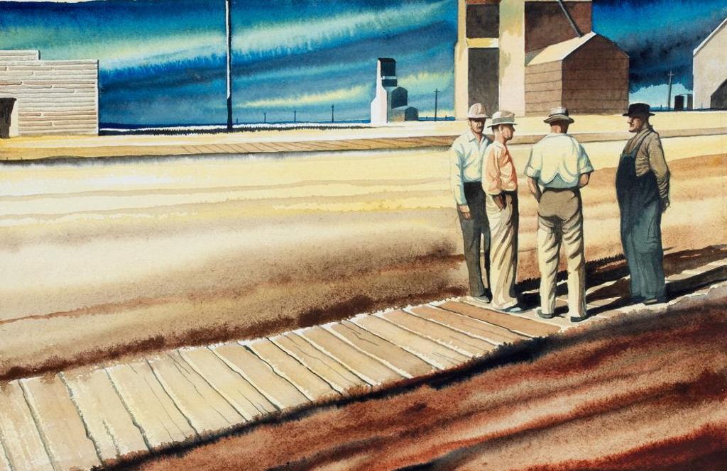 Alfred William Davey (1907-1986) - The Gathering