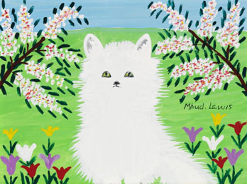 Maud Kathleen Lewis (1903-1970) - White Cat