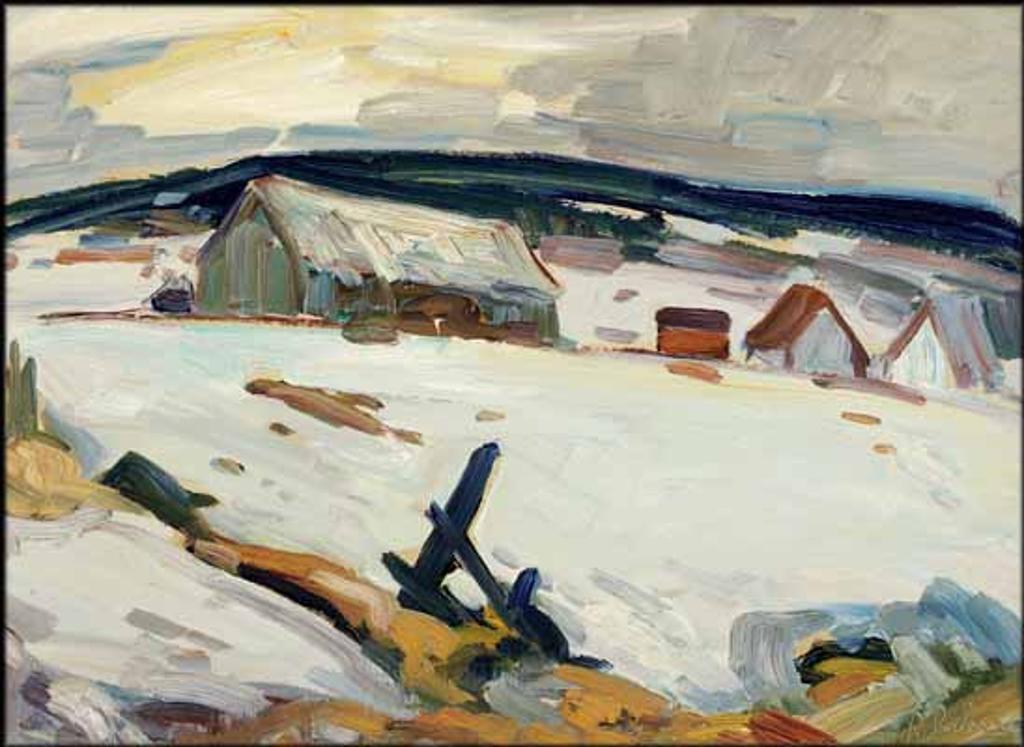 René Jean Richard (1895-1982) - Granges en Charlevoix