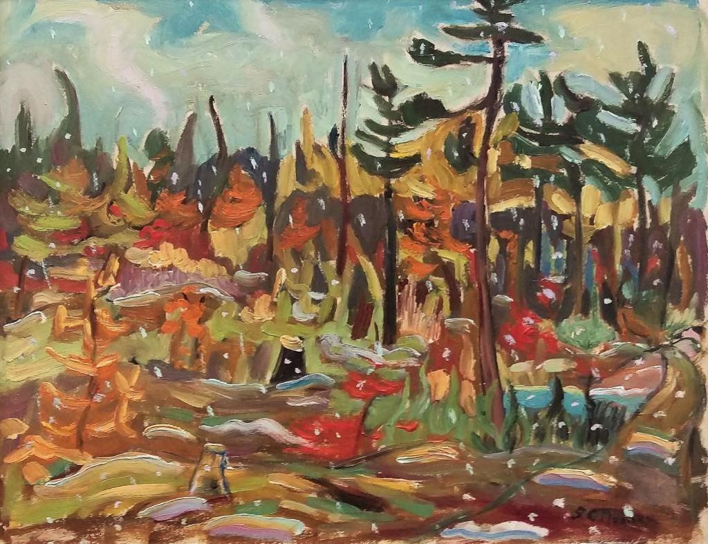 Sidney Charles Mooney (1927-1992) - October Snow, Algonquin Park, 1964