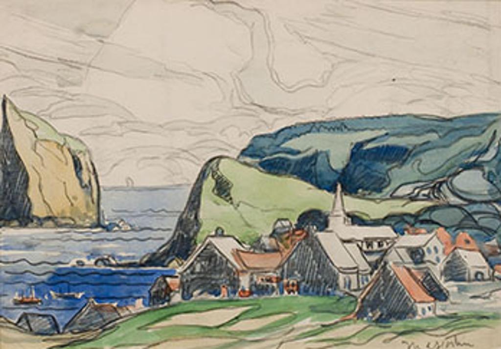 Marc-Aurèle Fortin (1888-1970) - Le village de Perçé