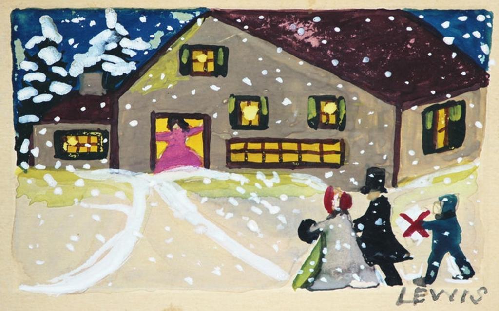 Maud Kathleen Lewis (1903-1970) - Carolers in Winter