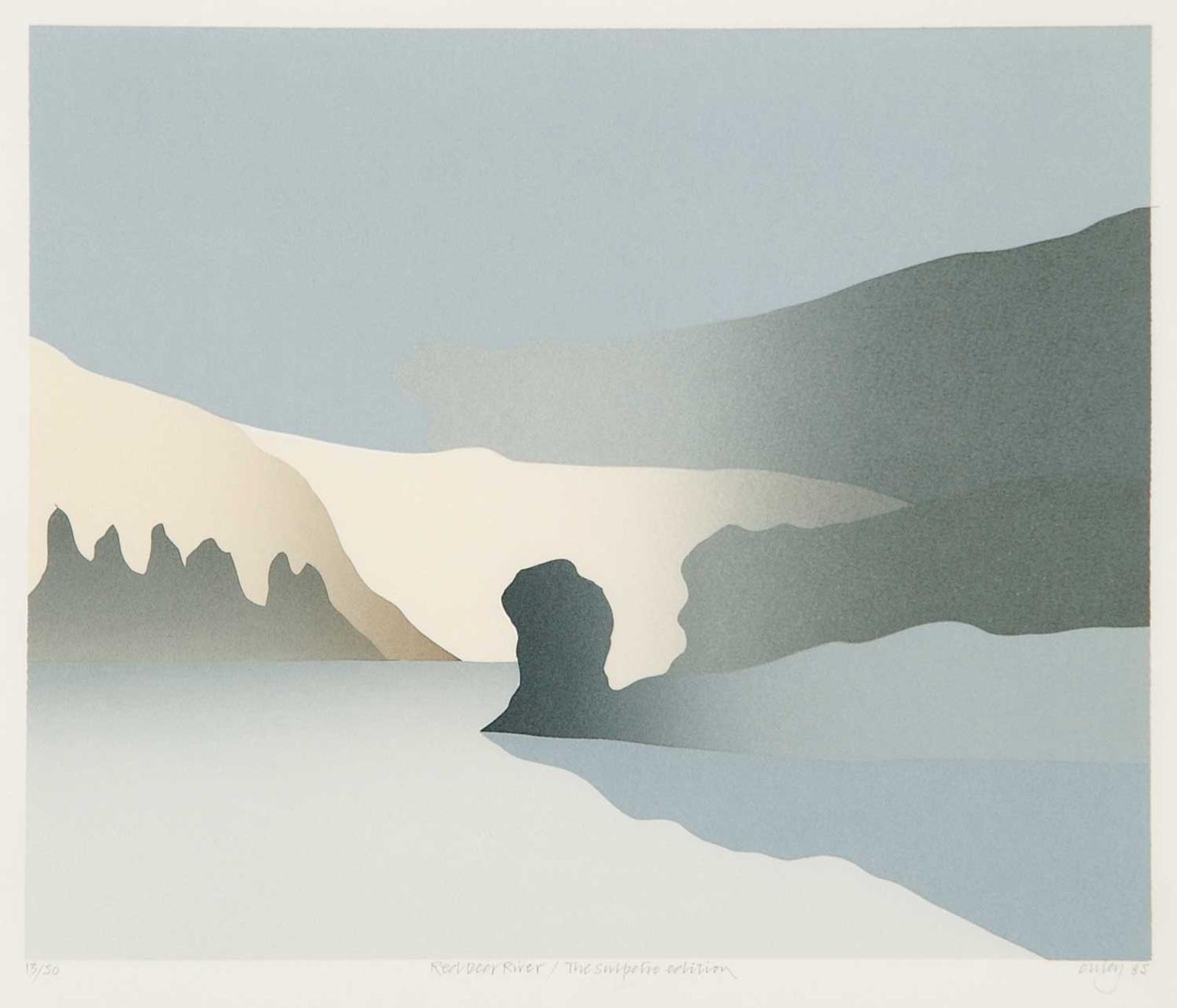 Norman Anthony (Toni) Onley (1928-2004) - Red Deer River / The Sulpetro Edition #13/50