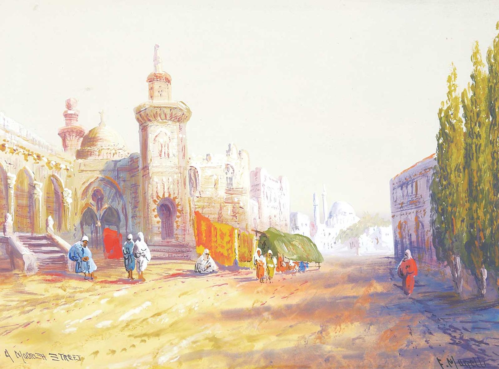 F. Morelli - A Moorish Street [Carpet Sellers]