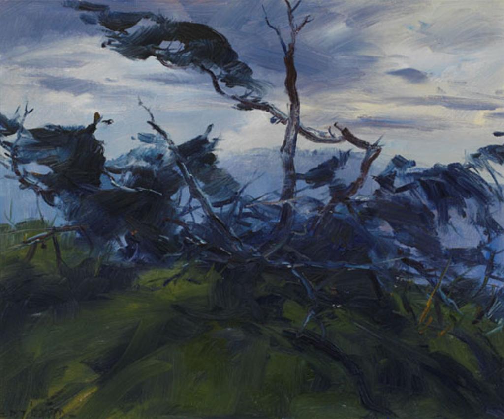 Daniel J. Izzard (1923-2007) - March Day, Brougham Ridge
