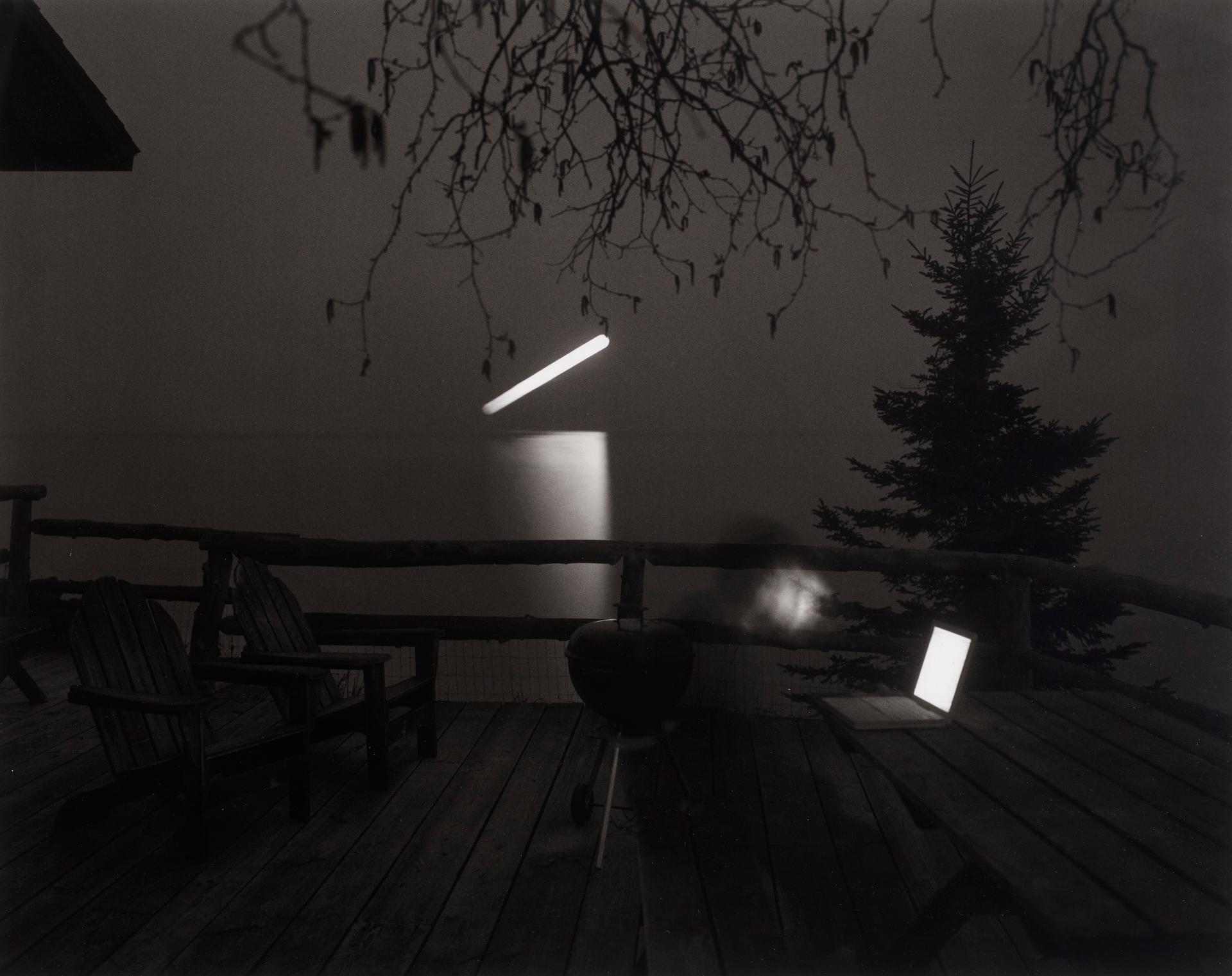 Matthew Pillsbury (1973) - Full Moon Rising Over Beaver Bay (TV05105), 2005