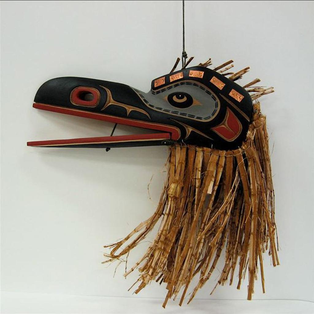 David Mungo Knox (1973) - Hamatsa Dance Raven Mask With Coppers