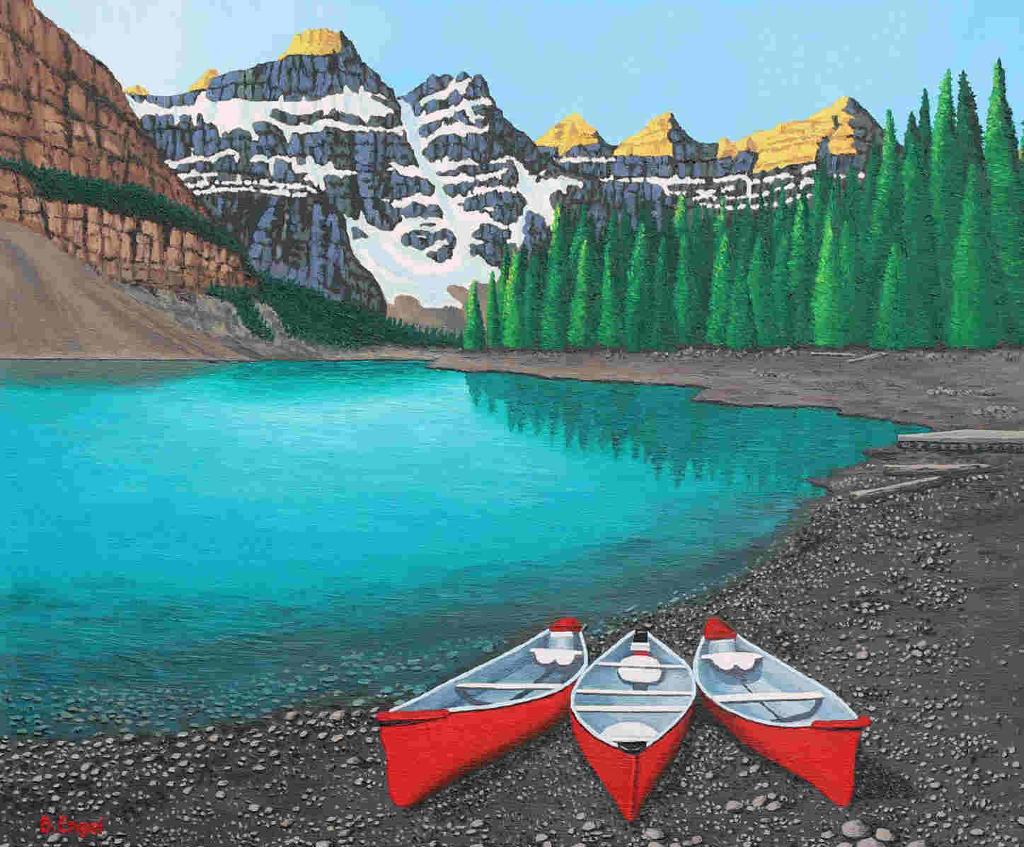 Barbara Engel - Moraine Lake, Banff, Alberta