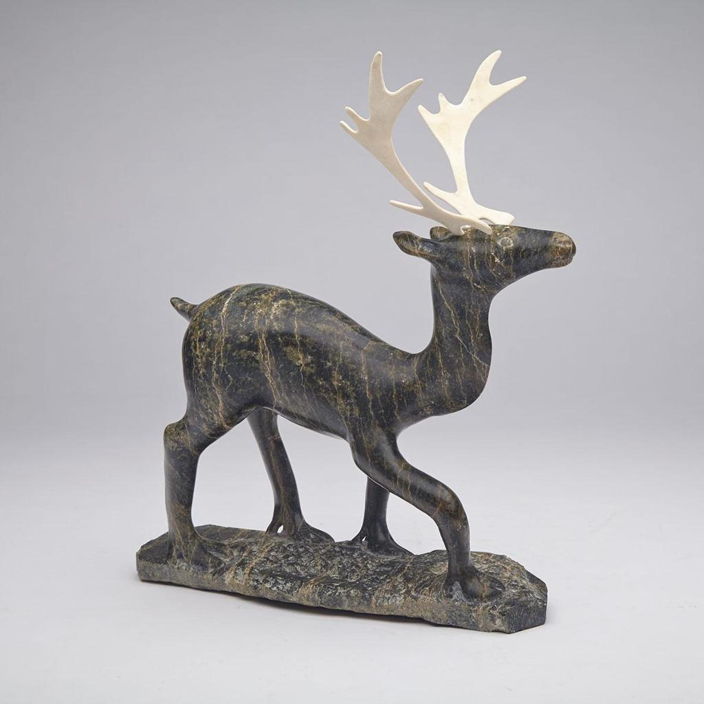 Elijah Pootoogook (1943) - Trotting Caribou